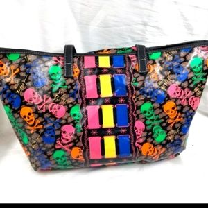 Betsey Johnson Insulated Lunch Tote Unicorn Rainbows Lavender Purple Betsey Johnson Insulated Lunch Tote Unicorn Rainbows Lavender Purple
